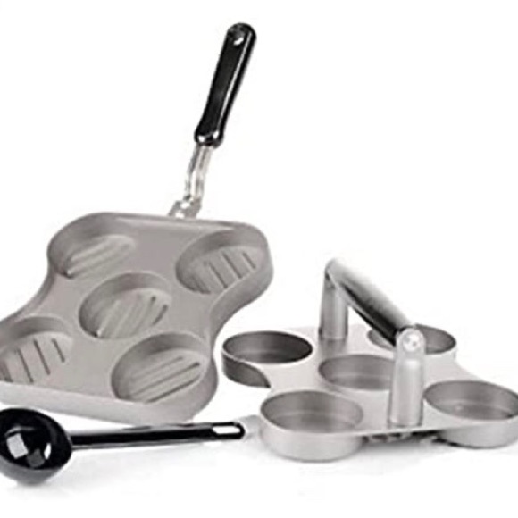 Mini Burger Maker Pan Hamburgers New As Seen On TV Big City Slider Station NEW - Picture 2 of 5